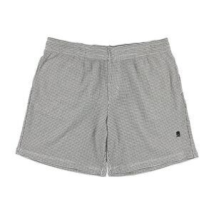 CRWTH Mens Waffle Knit Casual Walking Shorts, black, XL